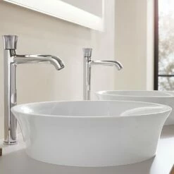Duravit White Tulip Round Furniture Washbasin 500mm 6 Duravit White Tulip Round Furniture Washbasin 500mm -UK Bathroom Products Sales Store ZDUR2365500070 2