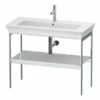Duravit White Tulip Metal Console984x450x760mm 1 Duravit White Tulip Metal Console984x450x760mm -UK Bathroom Products Sales Store ZDURWT454108585
