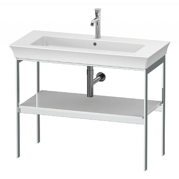 Duravit White Tulip Metal Console984x450x760mm 3 Duravit White Tulip Metal Console984x450x760mm