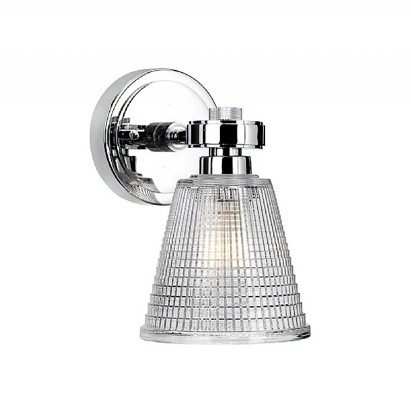 C.P. Hart Elizabeth LED Up Or Down Wall Light IP44 Prismatic Glass Shade 3 C.P. Hart Elizabeth LED Up Or Down Wall Light IP44 Prismatic Glass Shade