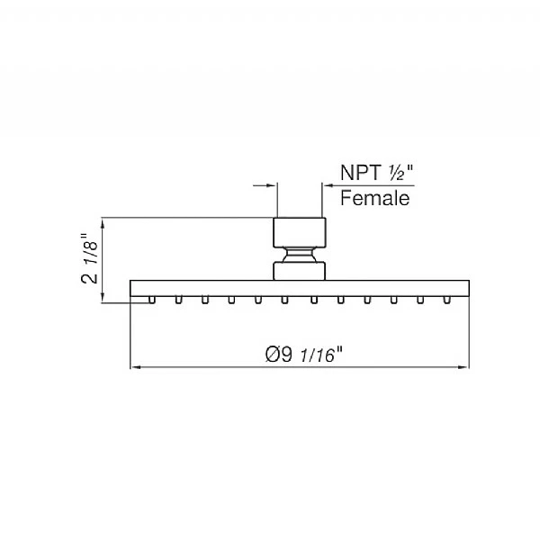 Franz Viegener Universal Round Rain Shower Head 230mm 4 Franz Viegener Universal Round Rain Shower Head 230mm - Image 2