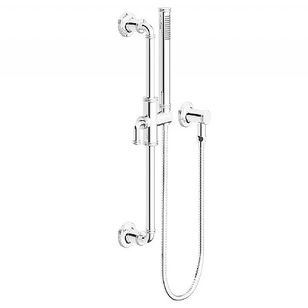 Franz Viegener Classic Baton Handshower Sliderail Set With Wall Outlet Hose 3 Franz Viegener Classic Baton Handshower Sliderail Set With Wall Outlet Hose