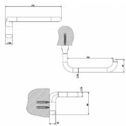 Gessi Goccia Toilet Roll Holder -UK Bathroom Products Sales Store ZGO38055031 4