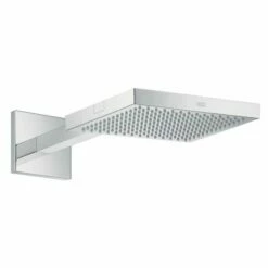 AXOR ShowerSolutions Square Overhead Shower 240mm With Arm