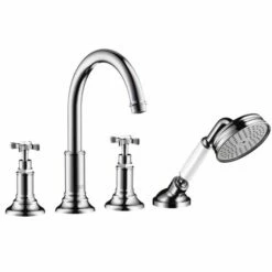 AXOR Montreux Tile-Mounted 4-Piece Bath Shower Mixer