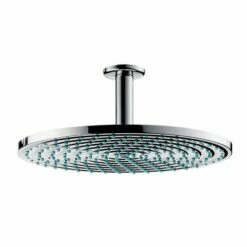 Hansgrohe Raindance Round Shower Head & Ceiling Mounted Arm