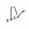 AXOR Citterio M Tile-Mounted 4-Piece Bath Shower Mixer 1 AXOR Citterio M Tile-Mounted 4-Piece Bath Shower Mixer -UK Bathroom Products Sales Store ZHG34454000