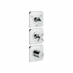 AXOR Citterio E Three Outlet Thermostatic Shower Valve