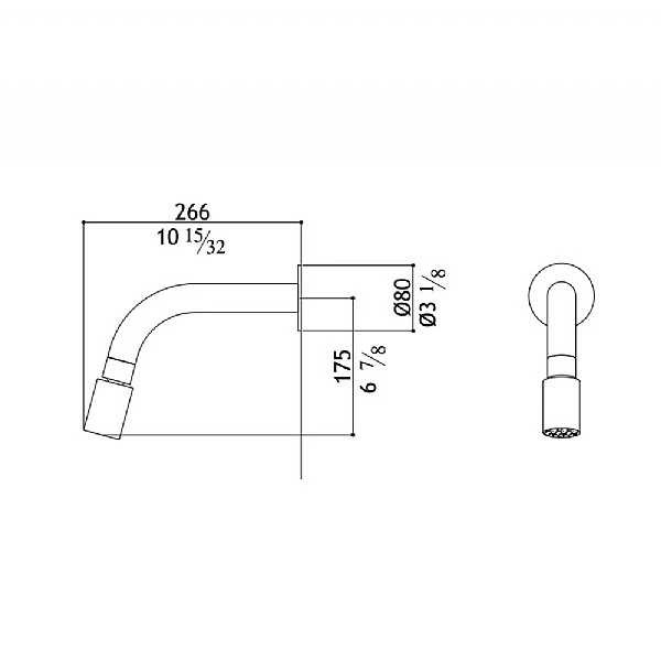 MGS Round Wall Mounted Swivel Shower Head 4 MGS Round Wall Mounted Swivel Shower Head - Image 2