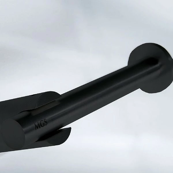MGS Black Toilet Roll Holder 4 MGS Black Toilet Roll Holder - Image 2