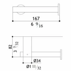 MGS AC941 Toilet Roll Holder 7 MGS AC941 Toilet Roll Holder -UK Bathroom Products Sales Store ZMGSAC941MSS 4