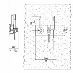 MGS Shower Valve With Handshower & Full Back Plate 7 MGS Shower Valve With Handshower & Full Back Plate -UK Bathroom Products Sales Store ZMGSCB432MSS 4