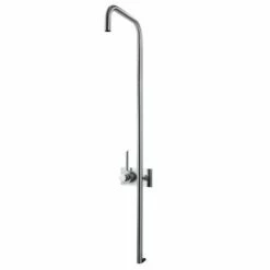 MGS Square Neck Thermostatic Shower Valve With Riser Bar