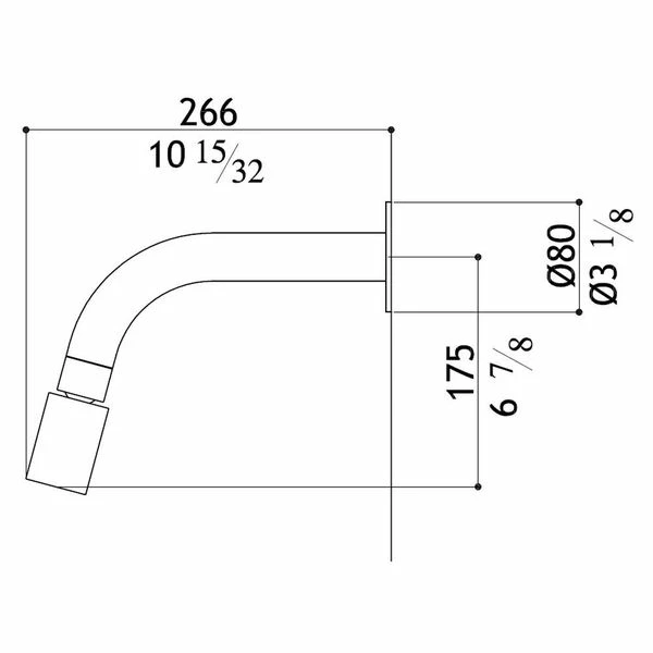 MGS Swivel Round Shower Head & Wall Mounted Arm 4 MGS Swivel Round Shower Head & Wall Mounted Arm - Image 2
