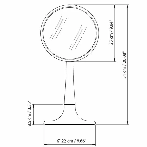 Bisazza Organico Freestanding Mirror 5 Bisazza Organico Freestanding Mirror - Image 3