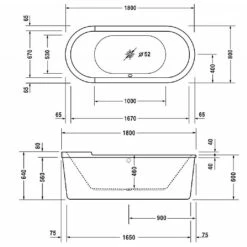Duravit Starck 1 Freestanding Oval Bath 11 Duravit Starck 1 Freestanding Oval Bath -UK Bathroom Products Sales Store ZST70010WW 4