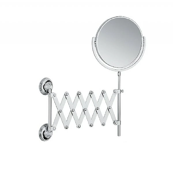 Samuel Heath Style Moderne Extending Mirror Plain / Magnifying 3 Samuel Heath Style Moderne Extending Mirror Plain / Magnifying
