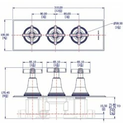 Samuel Heath Style Moderne Two Way Shower Valve Cross Handles 9 Samuel Heath Style Moderne Two Way Shower Valve Cross Handles -UK Bathroom Products Sales Store ZSTYV602TXCP 4