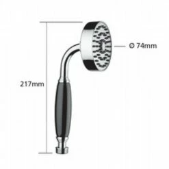 Samuel Heath Style Moderne Hand Shower Easy Clean 5 Samuel Heath Style Moderne Hand Shower Easy Clean -UK Bathroom Products Sales Store ZSTYV654BCP 4