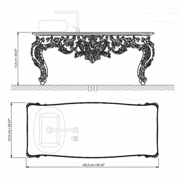 Bisazza Wanders Freestanding Table 4 Bisazza Wanders Freestanding Table - Image 2