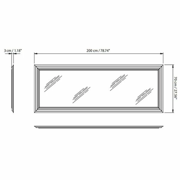 Bisazza Wanders Rectangular Mirror 4 Bisazza Wanders Rectangular Mirror - Image 2
