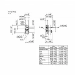 Dornbracht Concealed Part For XTOOL Thermostat Module With One Valve 3/4 Inch -UK Bathroom Products Sales Store cDOR0103551197090 4