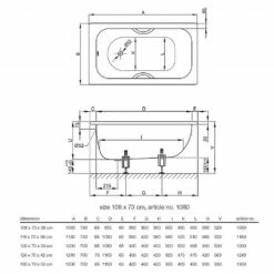 Bette LaBette Steel Inset Bath 7 Bette LaBette Steel Inset Bath -UK Bathroom Products Sales Store zzcBET0101080000KEB 4