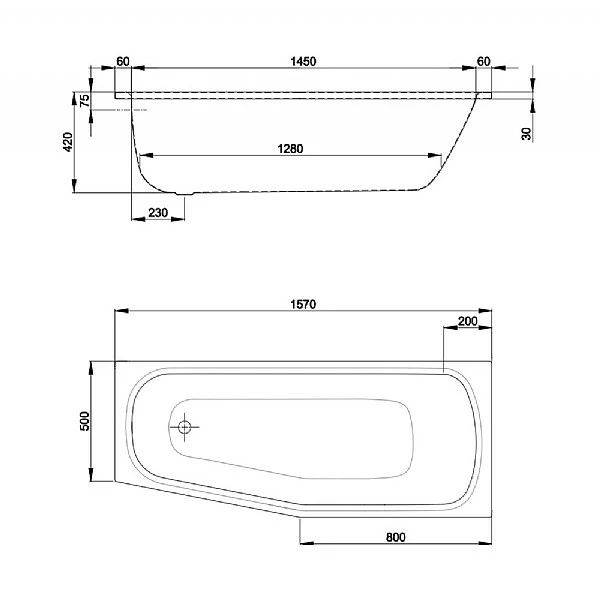 Bette Bambino Steel Inset Bath 5 Bette Bambino Steel Inset Bath - Image 3