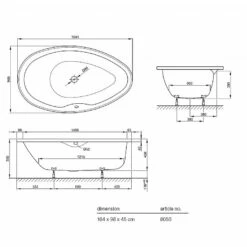Bette Pool Oval Steel Inset Bath 7 Bette Pool Oval Steel Inset Bath -UK Bathroom Products Sales Store zzcBET0106050000KEB 4