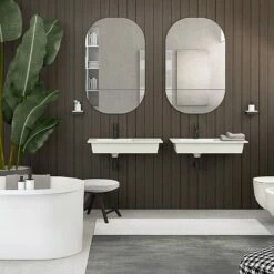 Cielo Era Wall-Mounted 600mm Basin -UK Bathroom Products Sales Store zzcCER010ERLA60DX 3