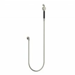 Ten Ten Handset Hose Hook & Wall Outlet Polished Nickel