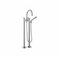 Dornbracht Tara. Freestanding Two Hole Bath Mixer With Hand Shower