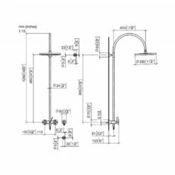 Dornbracht VAIA Exposed Shower Set (Hand Shower Sold Separately) -UK Bathroom Products Sales Store zzcDOR0102663280900 4