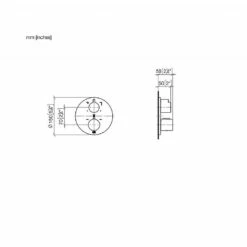 Dornbracht Concealed Thermostat With Three Function Volume Control -UK Bathroom Products Sales Store zzcDOR0103642797000 4