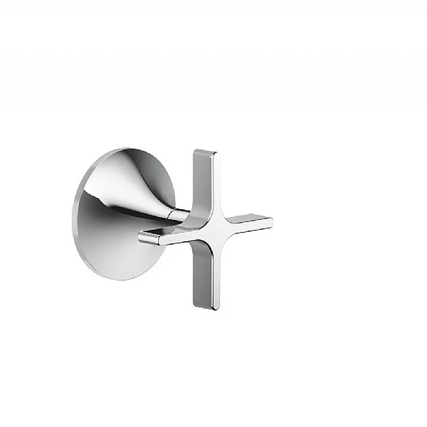 Dornbracht VAIA Cross Handle Wall Valve Clockwise Closing 3/4 Inch 3 Dornbracht VAIA Cross Handle Wall Valve Clockwise Closing 3/4 Inch