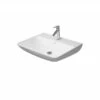 Duravit ME By Starck Washbasin 650mm Satin Matt White 2 Duravit ME By Starck Washbasin 650mm Satin Matt White -UK Bathroom Products Sales Store zzcDUR0102335653200