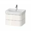 Duravit Happy D.2 Plus Vanity Unit With Two Drawers 625x490mm 2 Duravit Happy D.2 Plus Vanity Unit With Two Drawers 625x490mm -UK Bathroom Products Sales Store zzcDUR010HP4386022220000