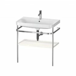 Duravit Happy D.2 Plus C-Shaped Stand Set With Shelf 775x490mm