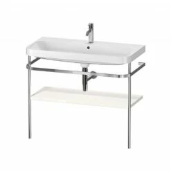 Duravit Happy D.2 Plus C-Shaped Stand Set With Shelf 975x490mm