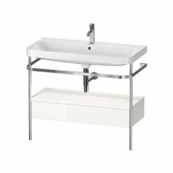 Duravit Happy D.2 Plus C-Shaped Stand Set With Drawer 975x490mm
