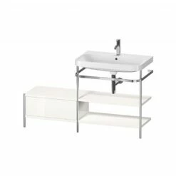 Duravit Happy D.2 Plus C-Shaped Stand Set With Drawer And Shelves 1400x490mm