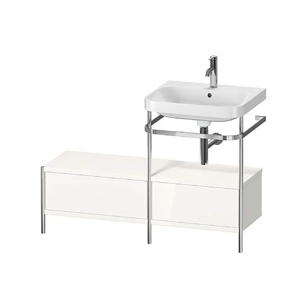 Duravit Happy D.2 Plus C-Shaped Stand Set With Two Drawers 1200x490mm 3 Duravit Happy D.2 Plus C-Shaped Stand Set With Two Drawers 1200x490mm