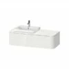 Duravit Happy D.2 Plus Console Vanity Unit With Pull-Out Compartment For Counter Basin 1300x550mm 2 Duravit Happy D.2 Plus Console Vanity Unit With Pull-Out Compartment For Counter Basin 1300x550mm -UK Bathroom Products Sales Store zzcDUR010HP494202222