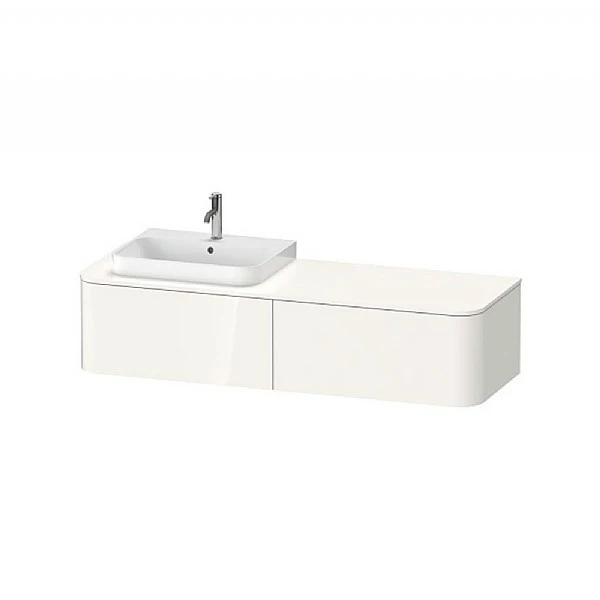 Duravit Happy D.2 Plus Console Vanity Unit With Two Pull-Out Compartments For Counter Basin 1600x550mm 3 Duravit Happy D.2 Plus Console Vanity Unit With Two Pull-Out Compartments For Counter Basin 1600x550mm