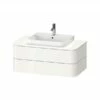 Duravit Happy D.2 Plus Console Vanity Unit With Two Drawers For Furniture Basin 1000x550mm -UK Bathroom Products Sales Store zzcDUR010HP496102222
