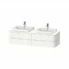 Duravit Happy D.2 Plus Console Vanity Unit With Four Drawers For Two Furniture Basins 1600x550mm 2 Duravit Happy D.2 Plus Console Vanity Unit With Four Drawers For Two Furniture Basins 1600x550mm -UK Bathroom Products Sales Store zzcDUR010HP4964B2222