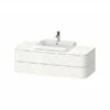 Duravit Happy D.2 Plus Console Vanity Unit With Two Drawers For Counter Basin 1300x550mm 1 Duravit Happy D.2 Plus Console Vanity Unit With Two Drawers For Counter Basin 1300x550mm -UK Bathroom Products Sales Store zzcDUR010HP497202222