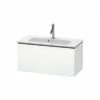 Duravit L-Cube Vanity Unit With Pull-Out Compartment For ME By Starck Compact Basin 820x391mm 1 Duravit L-Cube Vanity Unit With Pull-Out Compartment For ME By Starck Compact Basin 820x391mm -UK Bathroom Products Sales Store zzcDUR010LC615701818