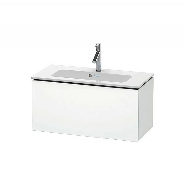 Duravit L-Cube Vanity Unit With Pull-Out Compartment For ME By Starck Compact Basin 820x391mm 3 Duravit L-Cube Vanity Unit With Pull-Out Compartment For ME By Starck Compact Basin 820x391mm