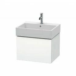 Duravit L-Cube Vanity Unit With Pull-Out Compartment For Vero Air Basin 584x459mm
